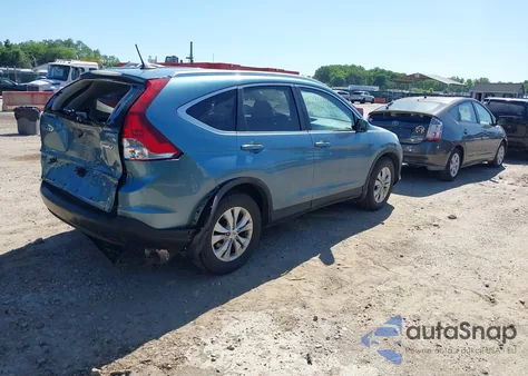 2013 Honda Cr-V Ex-L from USA, damaged, VIN 5J6RM4H73DL007608